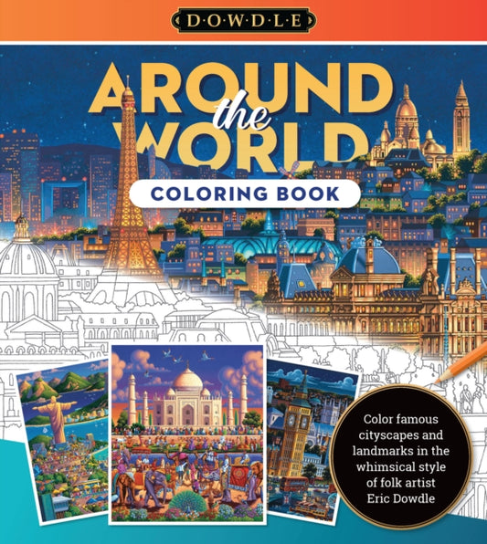 Book cover of: Around the World Coloring Book. By: Eric Dowdle