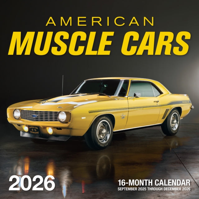 Book cover of: American Muscle Cars 2026