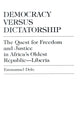 Book cover of: Democracy Versus Dictatorship. By: Emmanuel Dolo