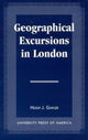 Book cover of: Geographical Excursions in London
