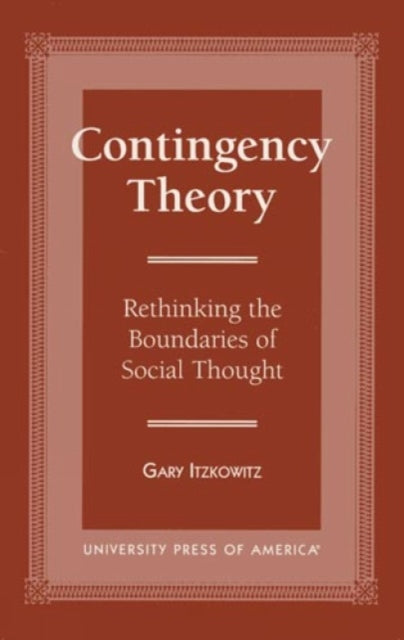 Book cover of: Contingency Theory