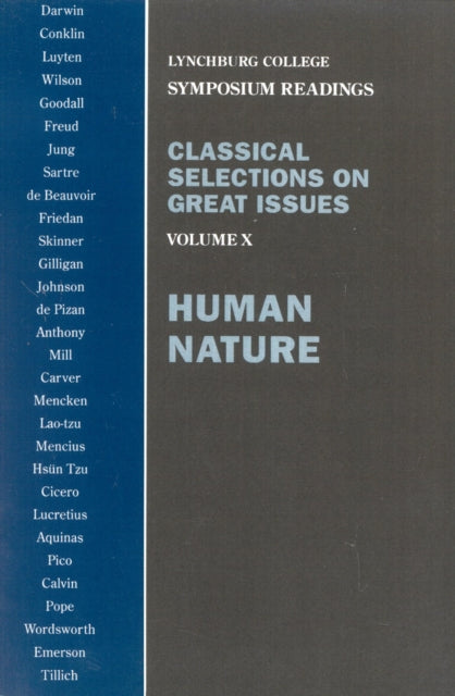 Book cover of: Human Nature
