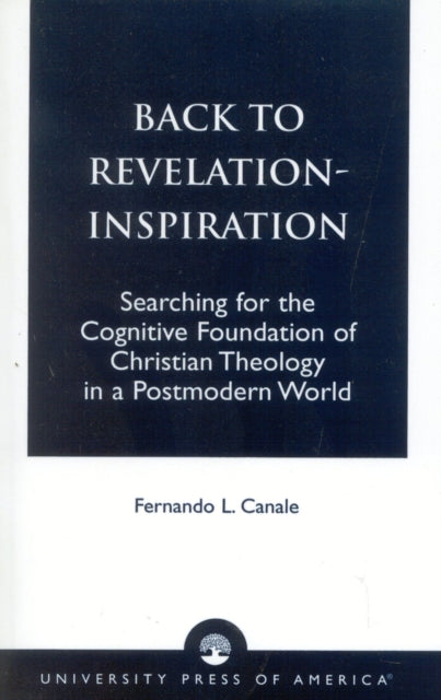 Book cover of: Back to Revelation-Inspiration