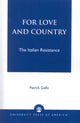 Book cover of: For Love and Country