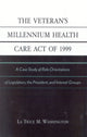 Book cover of: Veteran's Millennium Health Care Act of 1999. By: La Trice M. Washington