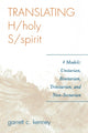 Book cover of: Translating H/holy S/spirit. By: Garrett C. Kenney