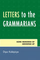 Book cover of: Letters to the Grammarians. By: Dipo Kalejaiye