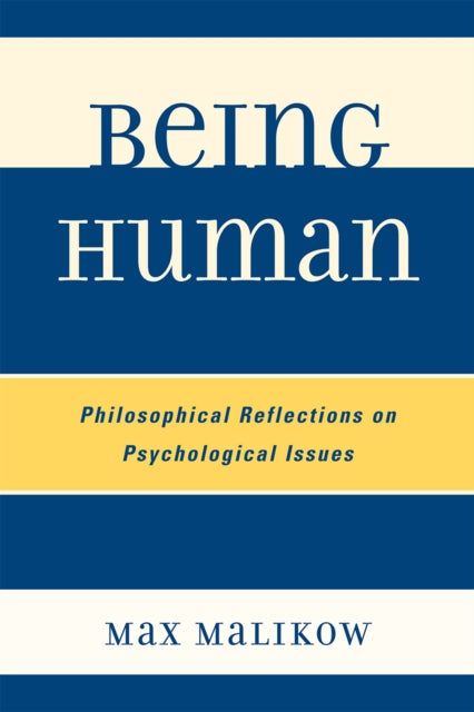 Book cover of: Being Human. By: Max Malikow