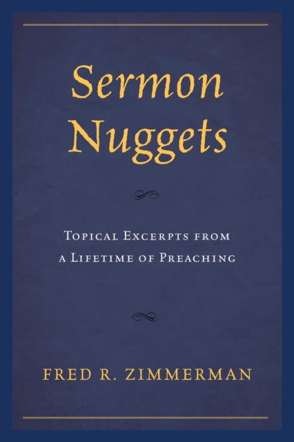 Book cover of: Sermon Nuggets. By: Fred R. Zimmerman