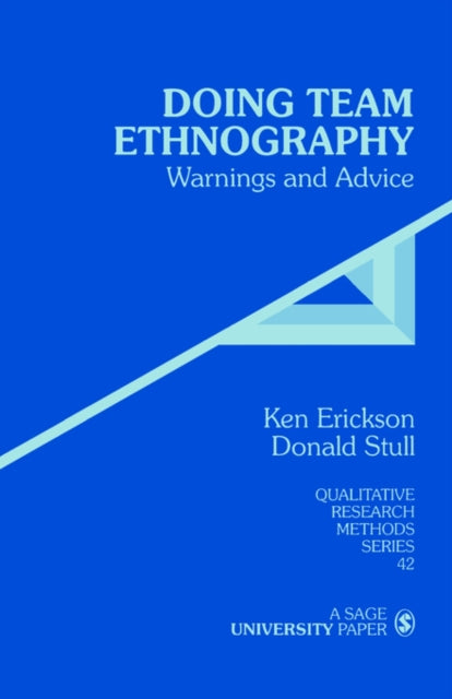 Book cover of: Doing Team Ethnography. By: Kenneth Cleland Erickson