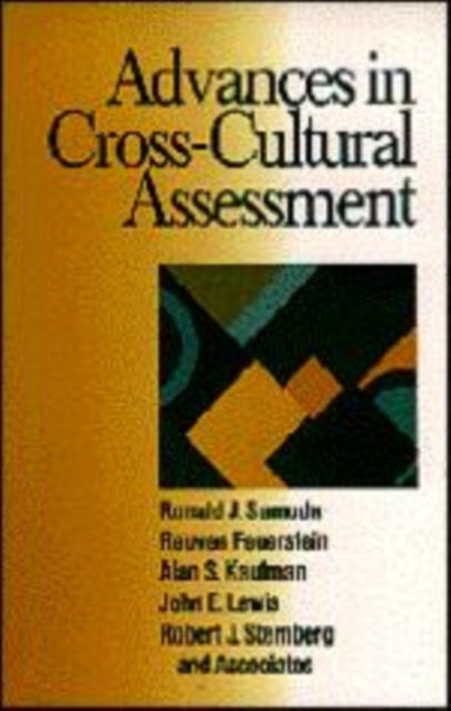 Book cover of: Advances in Cross-Cultural Assessment