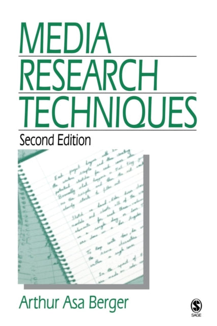 Book cover of: Media Research Techniques