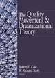 Book cover of: Quality Movement and Organization Theory. By: Robert E. Cole