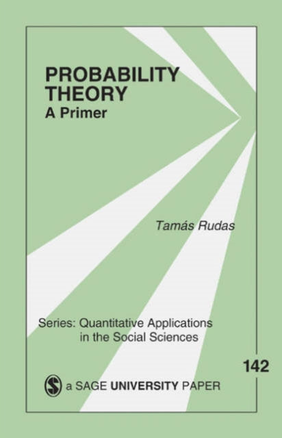 Book cover of: Probability Theory. By: Tamás Rudas