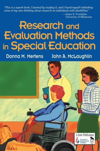 Book cover of: Research and Evaluation Methods in Special Education. By: Donna M. Mertens