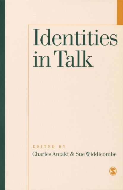 Book cover of: Identities in Talk