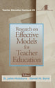 Book cover of: Research on Effective Models for Teacher Education