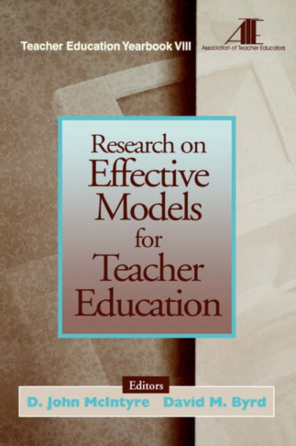 Book cover of: Research on Effective Models for Teacher Education