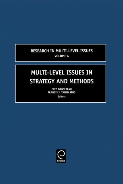 Book cover of: Multi-Level Issues in Strategy and Methods