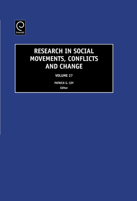 Book cover of: Research in Social Movements, Conflicts and Change. By: Patrick G Coy