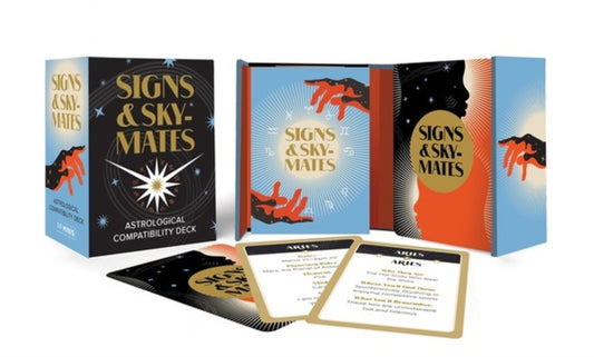 Book cover of: Signs & Skymates Astrological Compatibility Deck. By: Dossé-Via Trenou