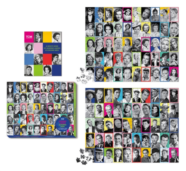 Book cover of: Turner Classic Movies: Leading Ladies/Leading Men 2-in-1 Doubled-Sided 500-Piece Puzzle