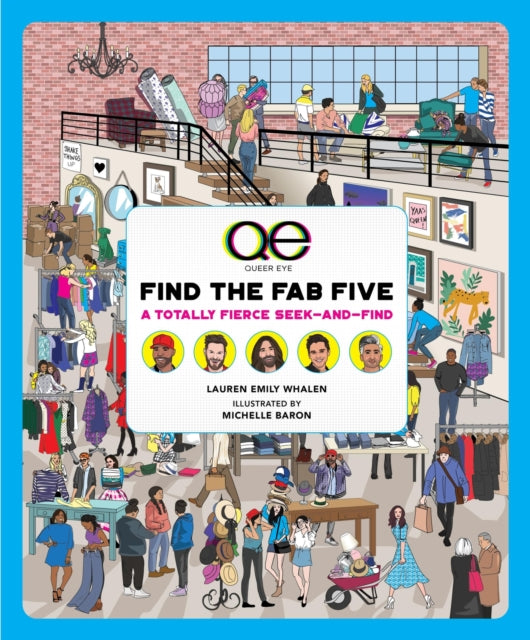 Book cover of: Queer Eye: Find the Fab Five. By: Lauren Emily Whalen
