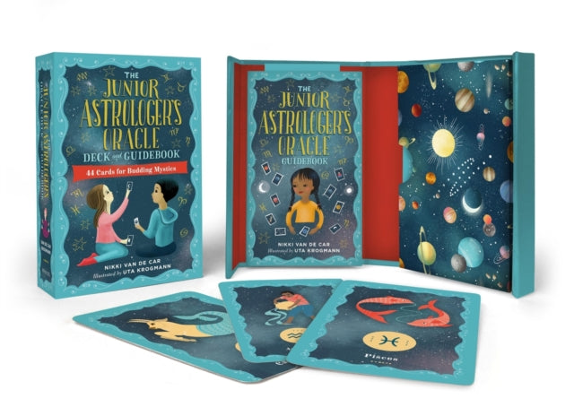 Book cover of: Junior Astrologer's Oracle Deck and Guidebook. By: Nikki Van De Car