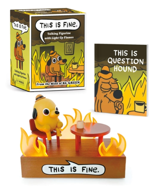 Book cover of: This Is Fine Talking Figurine. By: K. C. Green