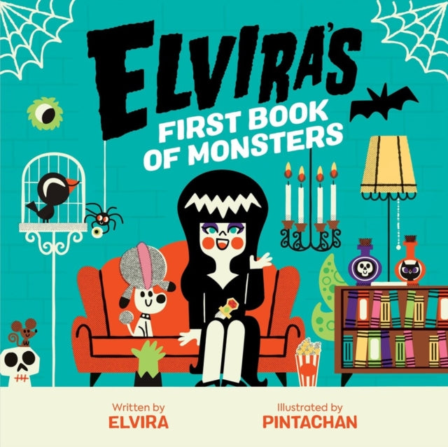 Book cover of: Elvira's First Book of Monsters. By: Pintachan