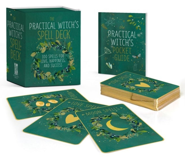 Practical Witch's Spell Deck, 100 Spells for Love, Happiness, and Success 9780762495801 Cerridwen Greenleaf