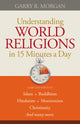 Book cover of: Understanding World Religions in 15 Minutes a Day. By: Garry R. Morgan