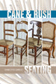 Book cover of: Cane & Rush Seating. By: Charlotte Lahalle