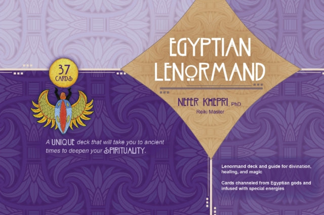 Book cover of: Egyptian Lenormand. By: Nefer Khepri