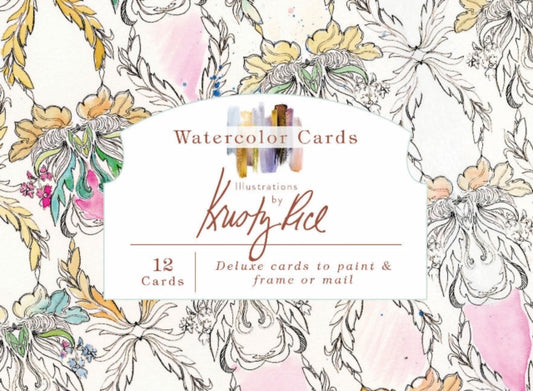 Book cover of: Watercolor Cards. By: Kristy Rice