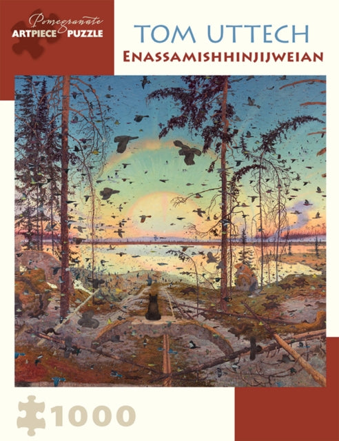 Book cover of: Tom Uttech Enassamishhinjijweian 1000-Piece Jigsaw Puzzle