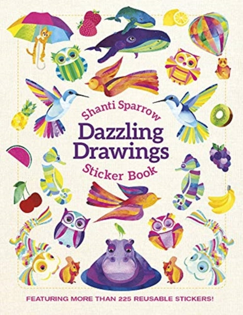 Book cover of: Shanti Sparrow Dazzling Drawings Sticker Book