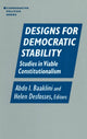Book cover of: Designs for Democratic Stability