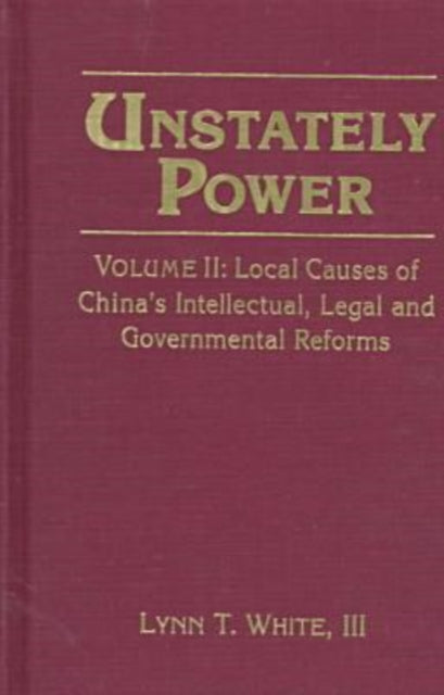 Book cover of: Unstately Power