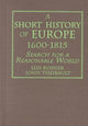 Book cover of: Short History of Europe, 1600-1815