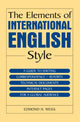 Book cover of: Elements of International English Style