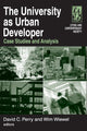 Book cover of: University as Urban Developer: Case Studies and Analysis