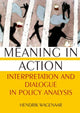 Book cover of: Meaning in Action. By: Hedrik Wagenaar