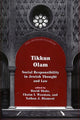 Book cover of: Tikkun Olam. By: Shatz David