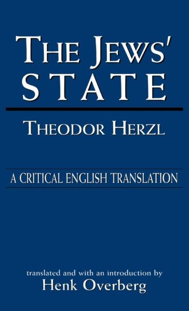 Book cover of: Jews' State
