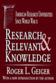 Book cover of: Research and Relevant Knowledge. By: Roger L. Geiger