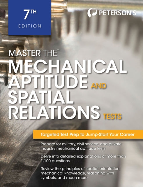 Book cover of: Master The Mechanical Aptitude and Spatial Relations Test. By: Joan U. Levy