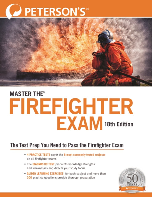 Book cover of: Master the Firefighter Exam. By: Peterson's