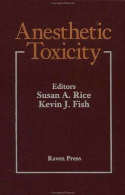 Book cover of: Anesthetic Toxicity