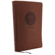 Book cover of: KJV Holy Bible: Giant Print with 53,000 Cross References, Brown Leathersoft, Red Letter, Comfort Print: King James Version. By: Thomas Thomas Nelson